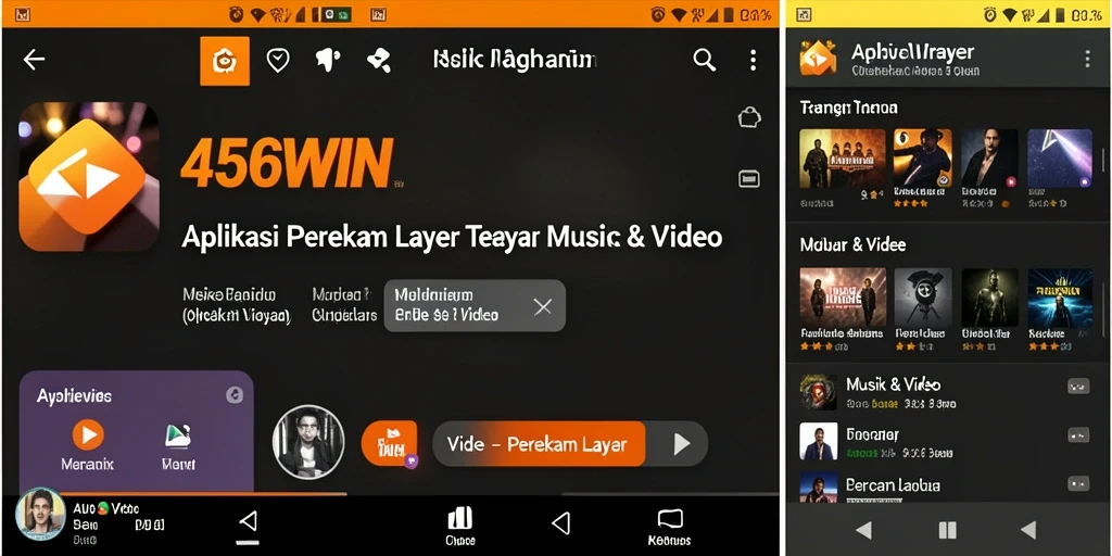 Tampilan antarmuka aplikasi Perekam Layar 456WIN yang modern dan menarik.