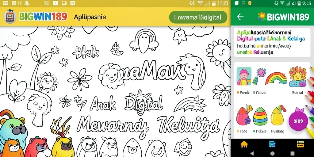 Tampilan antarmuka aplikasi BIGWIN189 yang menarik dan interaktif.