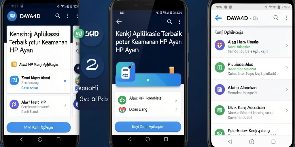 Tampilan antarmuka DAYA4D yang sederhana dan efisien.