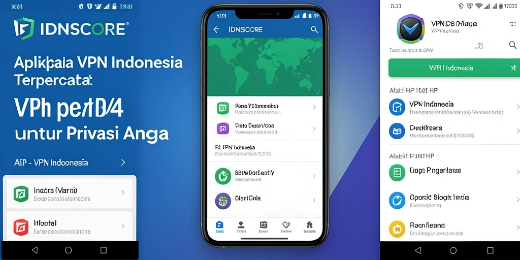 Tampilan antarmuka IDNSCORE yang sederhana dan mudah digunakan.