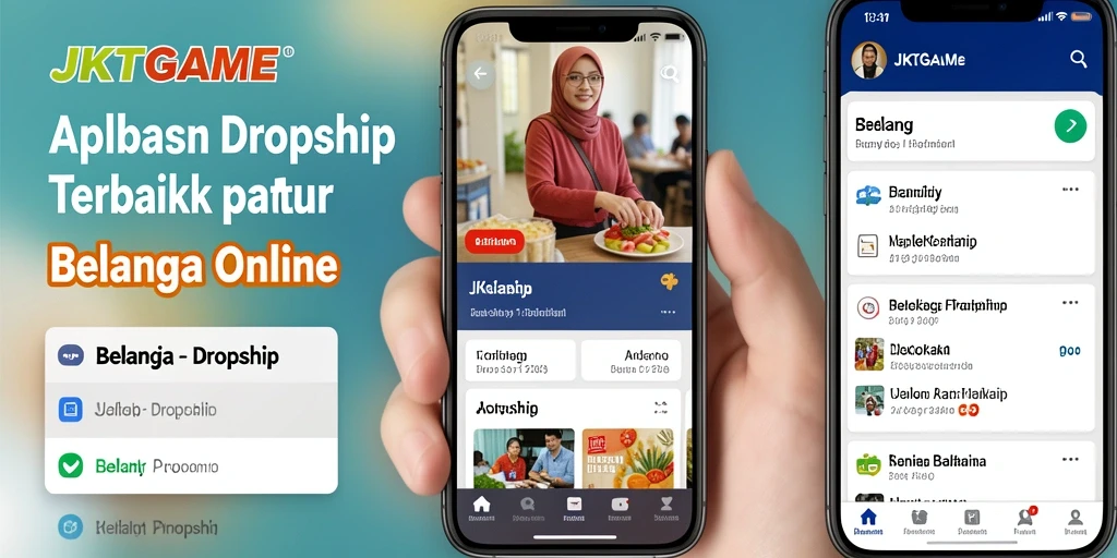 Antarmuka utama JKTGAME yang mudah digunakan untuk Dropship.